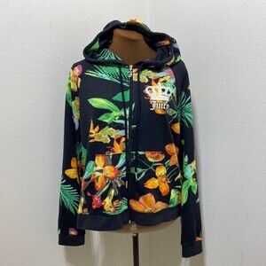 Juicy Couture Terry Palm Hoodie with Rhinestones Size X-Large